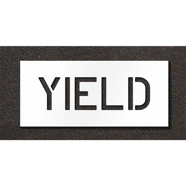 Pavement Stencil, Yield, STL-108-70626