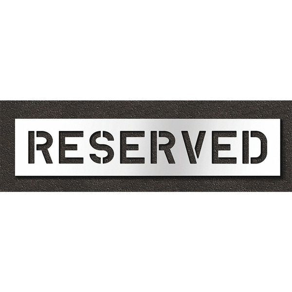 Pavement Stencil, Reserved, STL-108-70833