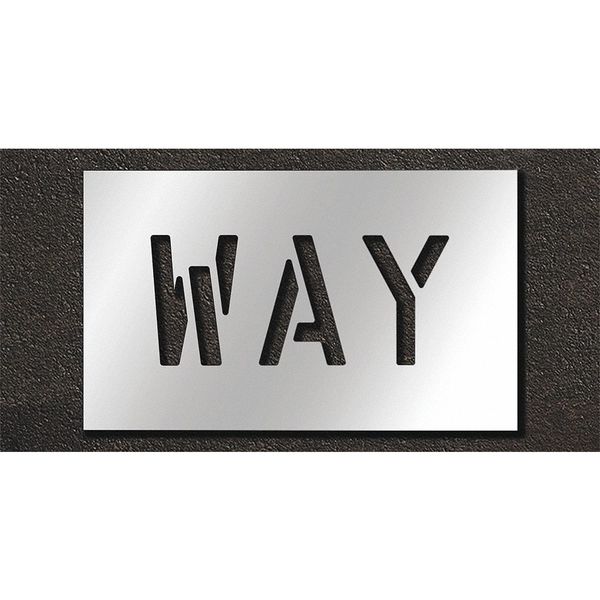 Pavement Stencil, Way, STL-108-70610