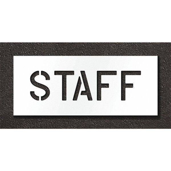 Pavement Stencil, Staff, STL-108-70613
