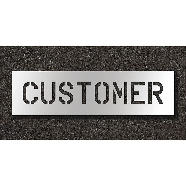 Pavement Stencil, Customer, STL-108-70614