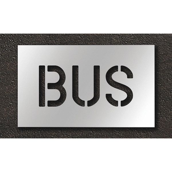 Pavement Stencil, Bus, STL-108-70615
