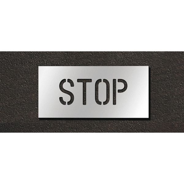 Pavement Stencil, Stop, STL-108-70403