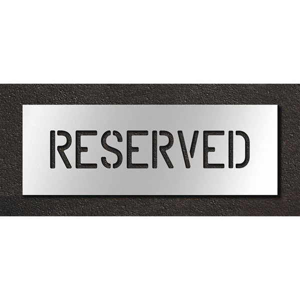 Pavement Stencil, Reserved, STL-108-70433