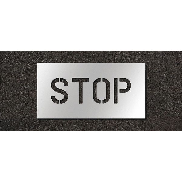 Pavement Stencil, Stop, STL-108-70603
