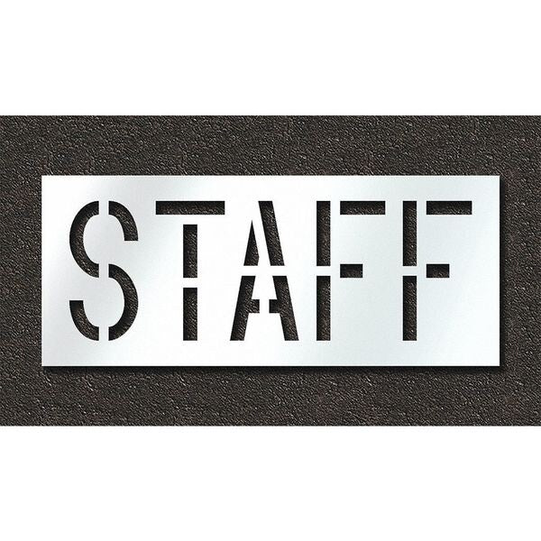 Pavement Stencil, Staff, STL-108-71813