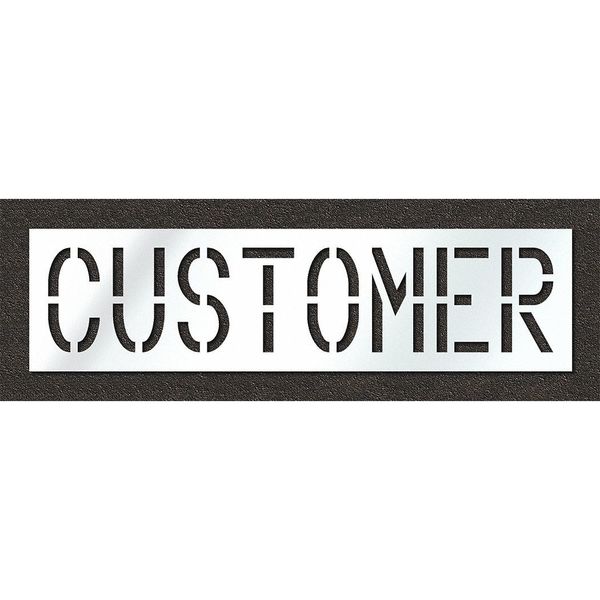 Pavement Stencil, Customer, STL-108-71814