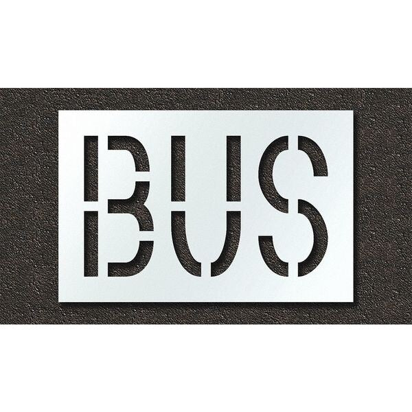 Pavement Stencil, Bus, STL-108-71815