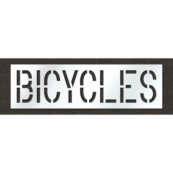 Pavement Stencil, Bicycles, STL-108-71818