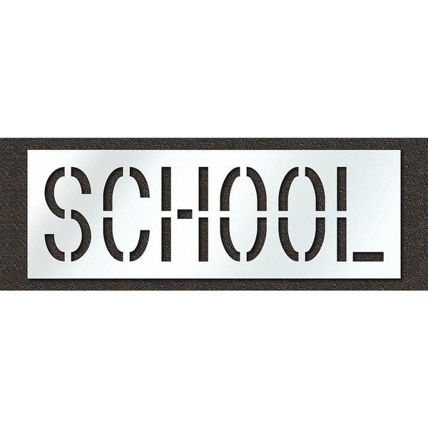 Pavement Stencil, School, STL-108-71823