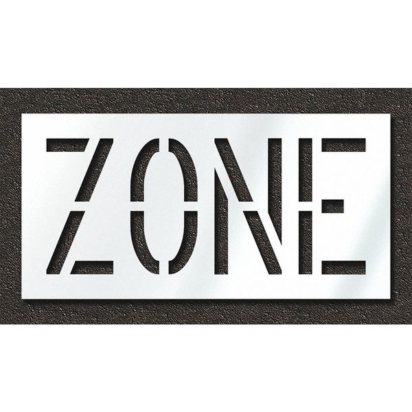 Pavement Stencil, Zone, STL-108-71824