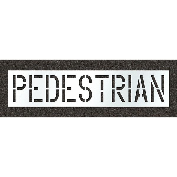 Pavement Stencil, Pedestrian, STL-108-71825