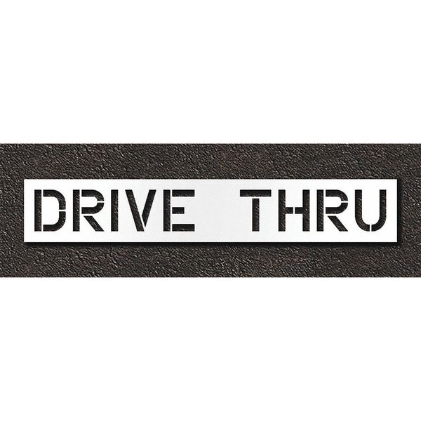Pavement Stencil, Drive Thru, STL-108-71236