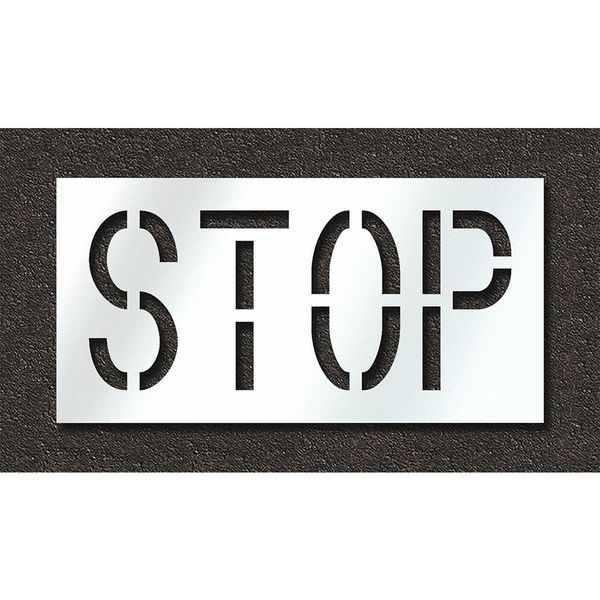 Pavement Stencil, Stop, STL-108-71803