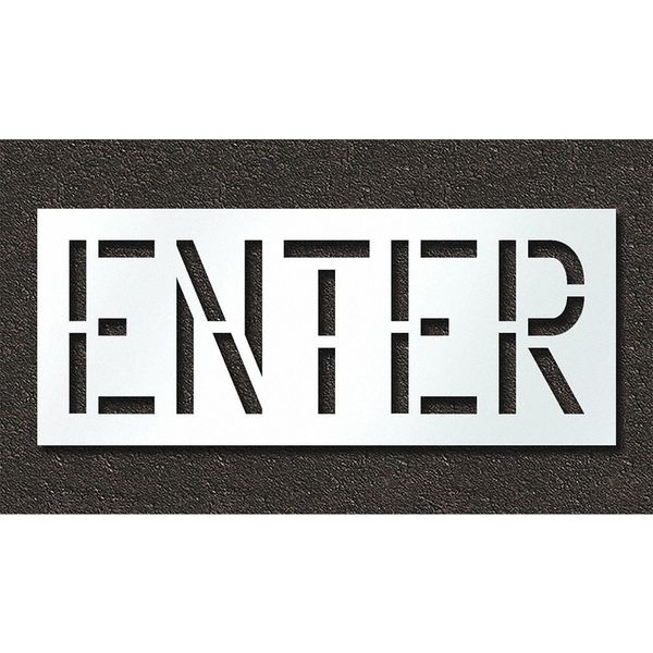 Pavement Stencil, Enter, STL-108-71804