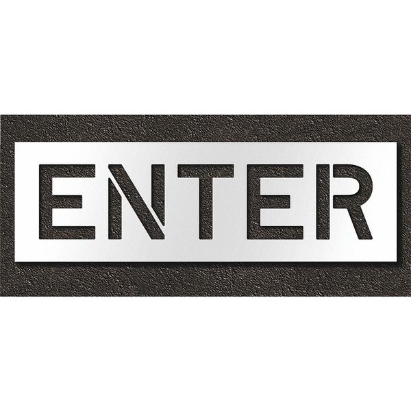 Pavement Stencil, Enter, STL-108-71004