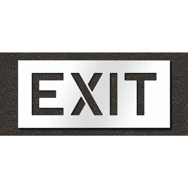 Pavement Stencil, Exit, STL-108-71005