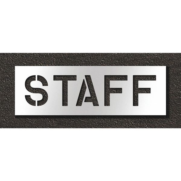 Pavement Stencil, Staff, STL-108-71013