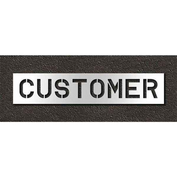 Pavement Stencil, Customer, STL-108-71014