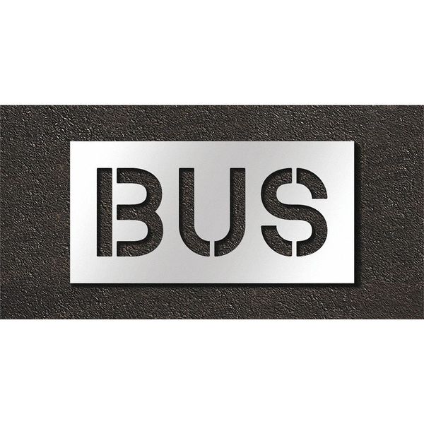 Pavement Stencil, Bus, STL-108-71015