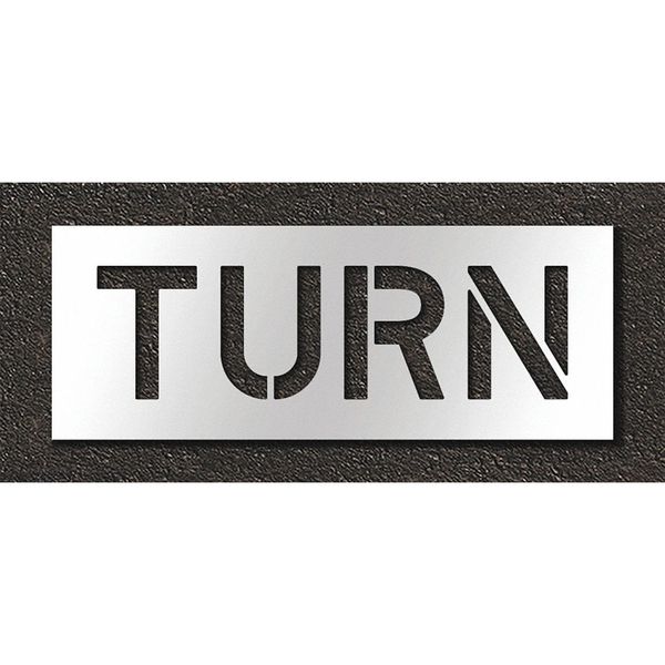 Pavement Stencil, Turn, STL-108-71019