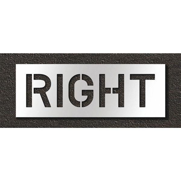 Pavement Stencil, Right, STL-108-71021