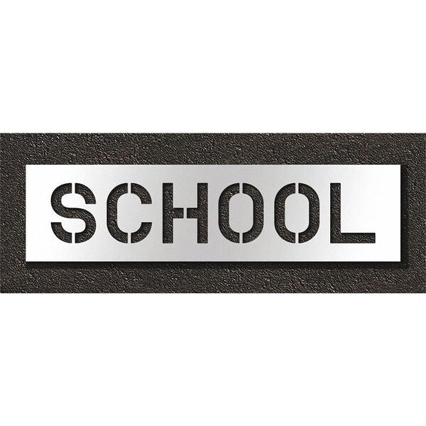 Pavement Stencil, School, STL-108-71023