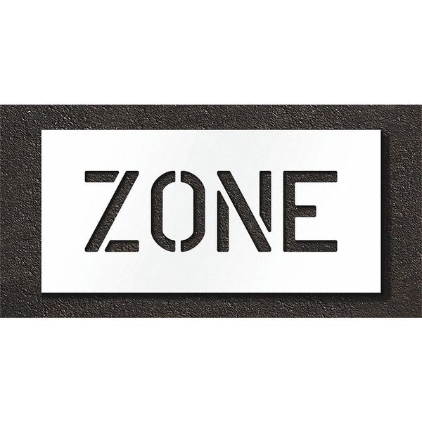 Pavement Stencil, Zone, STL-108-71024