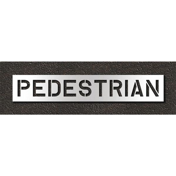 Pavement Stencil, Pedestrian, STL-108-71025