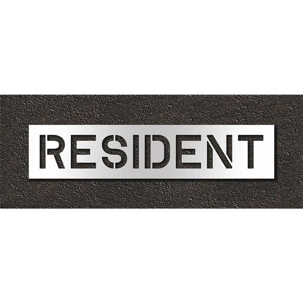 Pavement Stencil, Resident, STL-108-71030