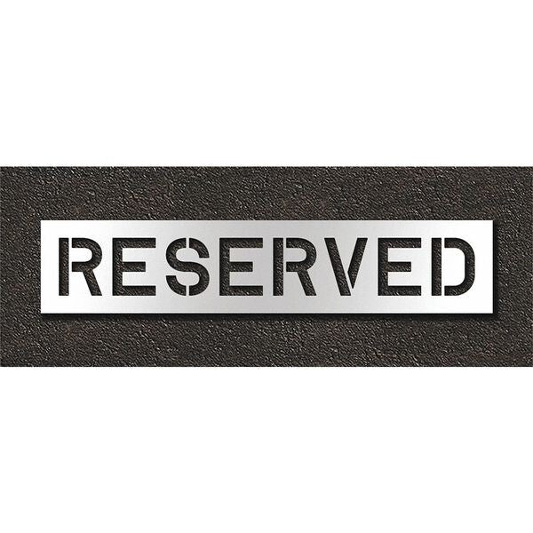 Pavement Stencil, Reserved, STL-108-71033