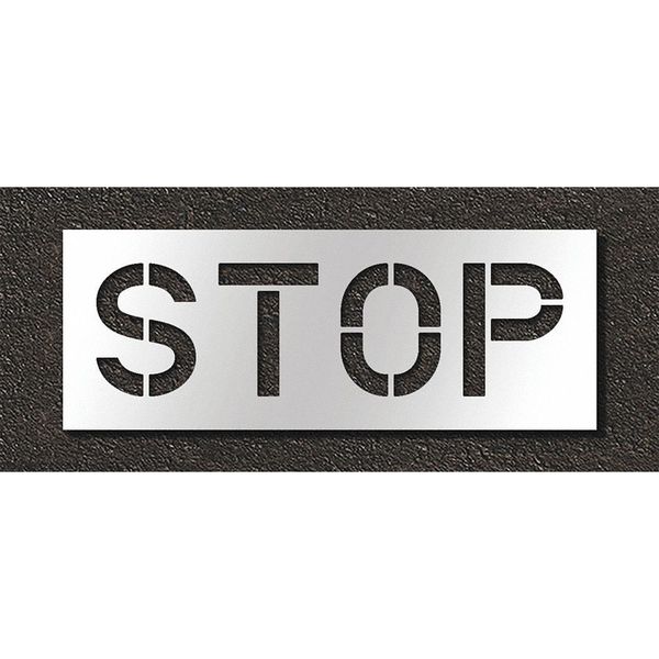 Pavement Stencil, Stop, STL-108-71203