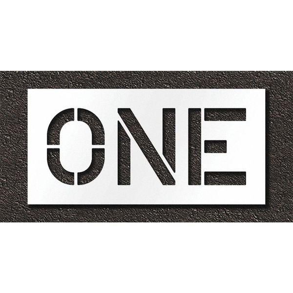 Pavement Stencil, One, STL-108-71209