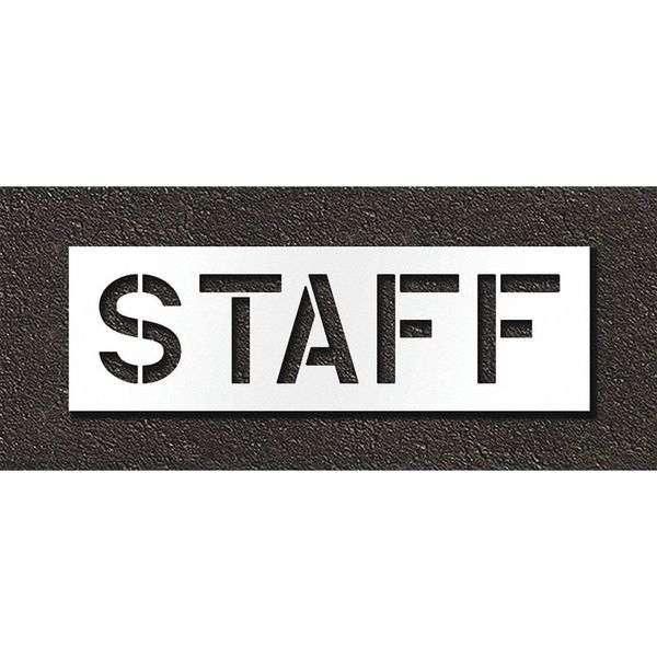 Pavement Stencil, Staff, STL-108-71213