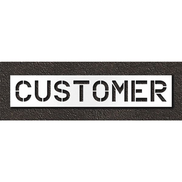 Pavement Stencil, Customer, STL-108-71214