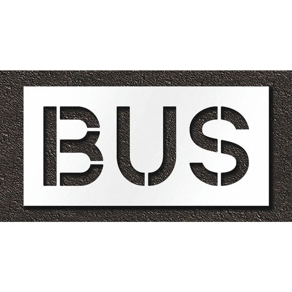 Pavement Stencil, Bus, STL-108-71215