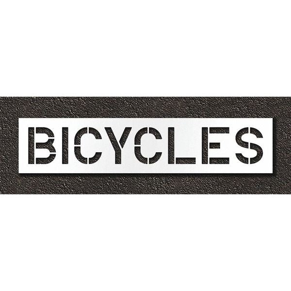 Pavement Stencil, Bicycles, STL-108-71218