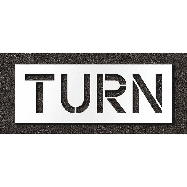 Pavement Stencil, Turn, STL-108-71219