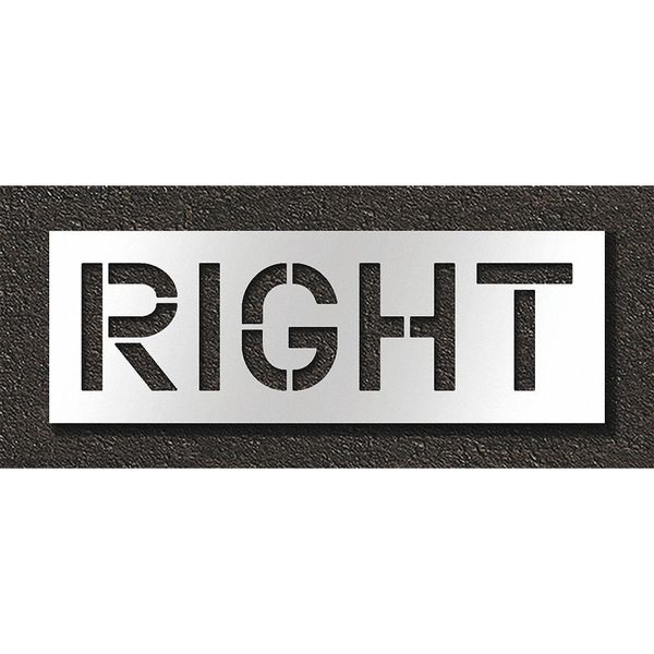 Pavement Stencil, Right, STL-108-71221