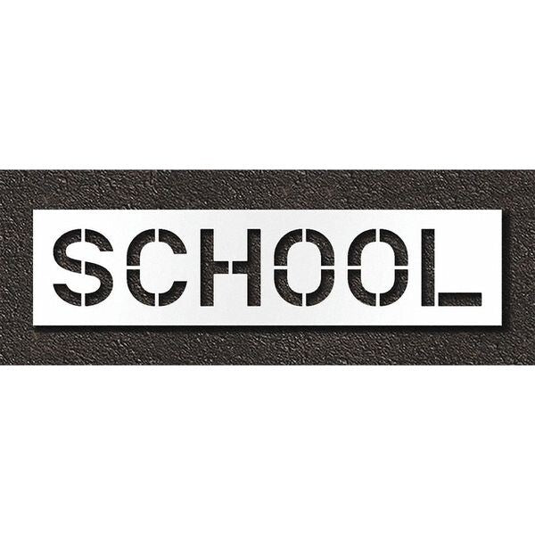 Pavement Stencil, School, STL-108-71223