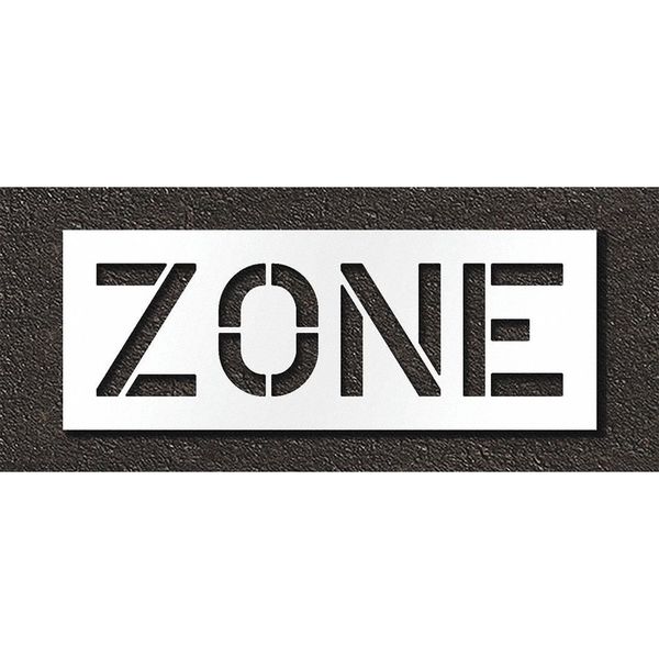 Pavement Stencil, Zone, STL-108-71224