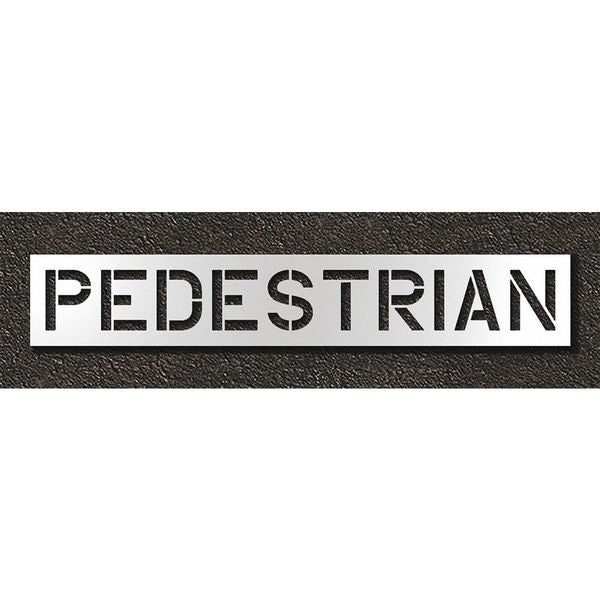 Pavement Stencil, Pedestrian, STL-108-71225