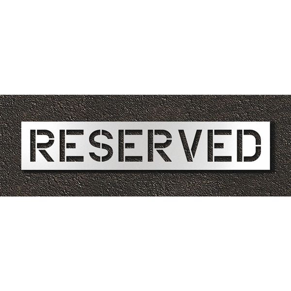 Pavement Stencil, Reserved, STL-108-71233