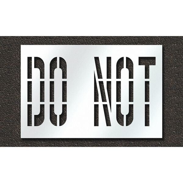 Pavement Stencil, Do Not, STL-108-73635