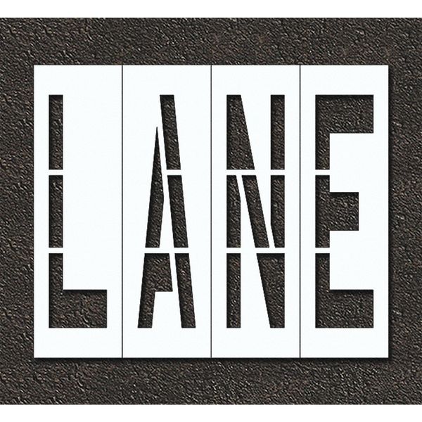 Pavement Stencil, Lane, STL-108-74802