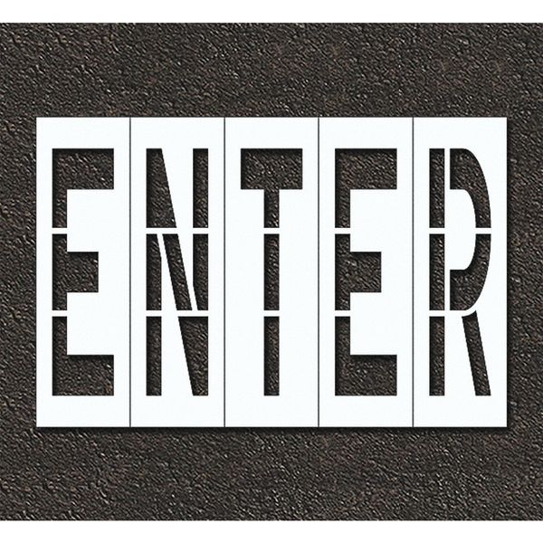 Pavement Stencil, Enter, STL-108-74804