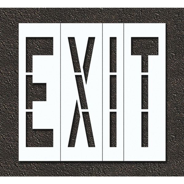 Pavement Stencil, Exit, STL-108-74805