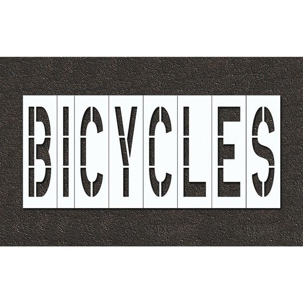 Pavement Stencil, Bicycles, STL-108-74818