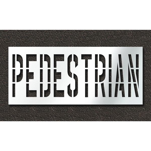 Pavement Stencil, Pedestrian, STL-108-73625