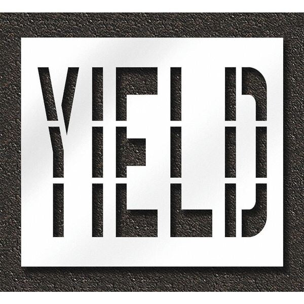 Pavement Stencil, Yield, STL-108-73626